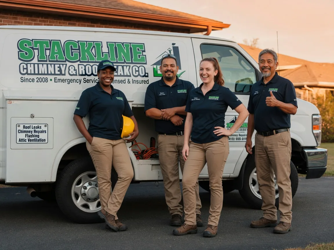 Chimney flashing repair company in Elkins, AR